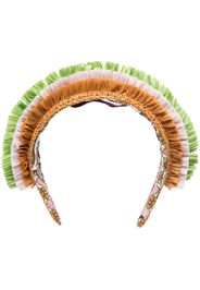 La DoubleJ Halo raffia hairband - Toni neutri