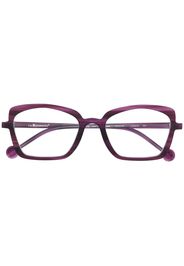 L.A. EYEWORKS Occhiali con effetto tartarugato Loquat - Viola