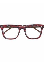 L.A. EYEWORKS Vincent square-frame glasses - Rosso
