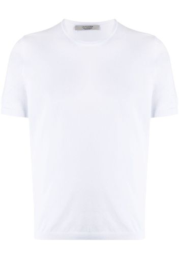 La Fileria For D'aniello fine-knit cotton T-shirt - Bianco