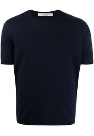 La Fileria For D'aniello fine-knit crew-neck T-shirt - Blu