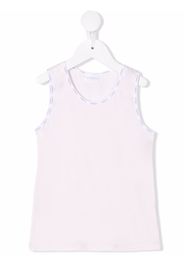 La Perla Kids logo-trimmed tank top - Rosa