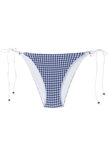 Slip bikini a quadretti