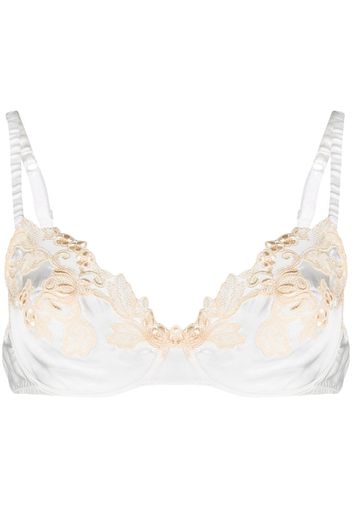 La Perla Reggiseno a fiori - Bianco