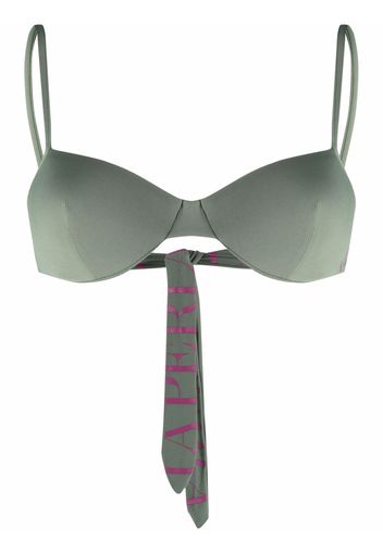 La Perla Audition balconette bikini top - Verde