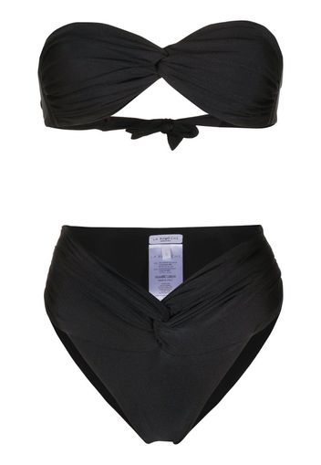 Top bikini con dettaglio attorcigliato