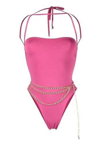 La Reveche Zakarina chain-link swimsuit - Rosa