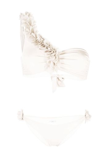 La Reveche Rasha one-shoulder bikini - Toni neutri