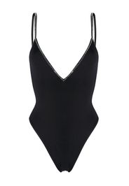 La Reveche Sveva rhinestone-embellished swimsuit - Nero