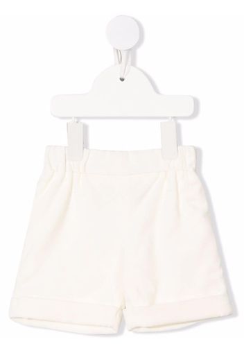 La Stupenderia elasticated-waist slip-on shorts - Bianco