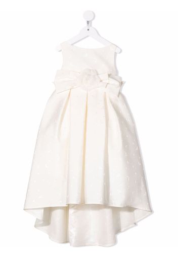 La Stupenderia oversized-bow dress - Toni neutri