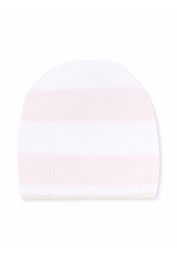 La Stupenderia striped knitted beanie - Rosa