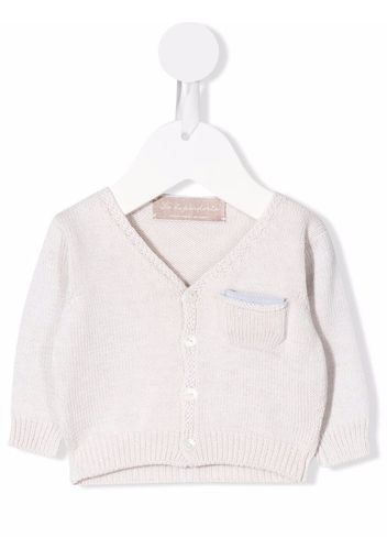 La Stupenderia button-up knitted cardigan - Toni neutri