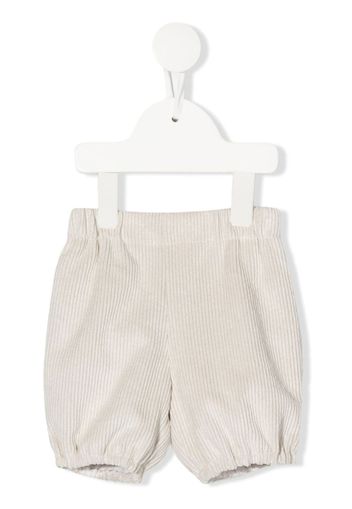 La Stupenderia corduroy-design knee-length shorts - Toni neutri