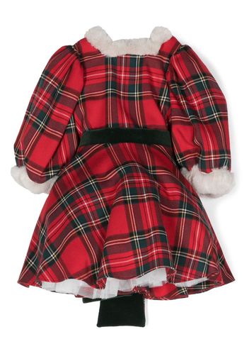 La Stupenderia Abito tartan - Rosso