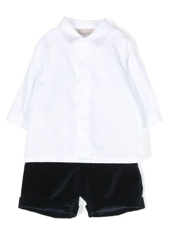 La Stupenderia shirt and shorts set - Blu