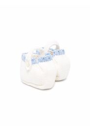 La Stupenderia chunky knit cotton slippers - Bianco