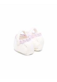 La Stupenderia chunky knit cotton slippers - Bianco