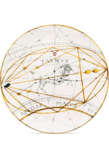 Laboratorio Paravicini Taurus Zodiac dinner plate (25cm) - Toni neutri