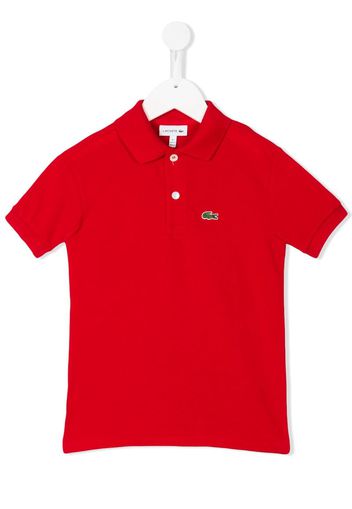 Polo con logo ricamato