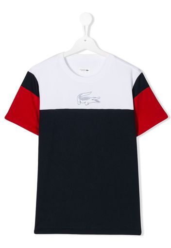 T-shirt con design color-block