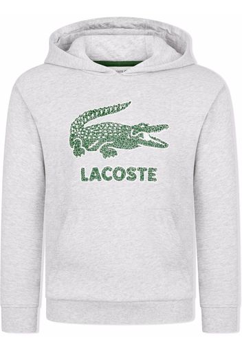 Lacoste Kids Felpa con stampa - Grigio