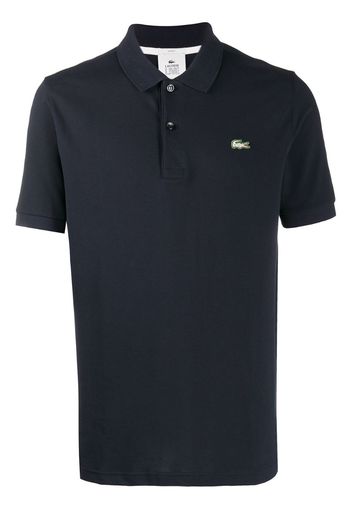 embroidered logo polo shirt