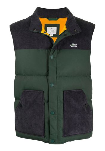 colour-block gilet