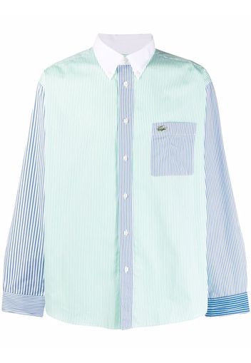 Lacoste Live two-tone cotton shirt - Blu