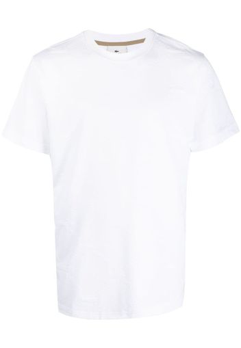 Lacoste Live T-shirt con logo jacquard - Bianco