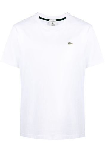 Lacoste Live T-shirt con applicazione - Bianco