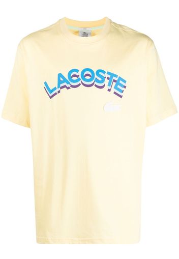 Lacoste Live T-shirt con stampa - Giallo