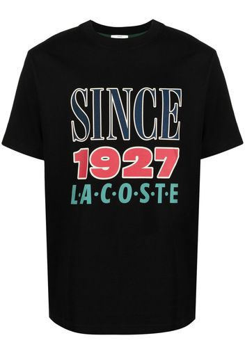 Lacoste Live T-shirt con stampa - Nero