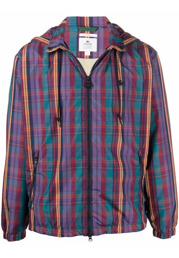 Lacoste Live plaid-check jacket - Blu