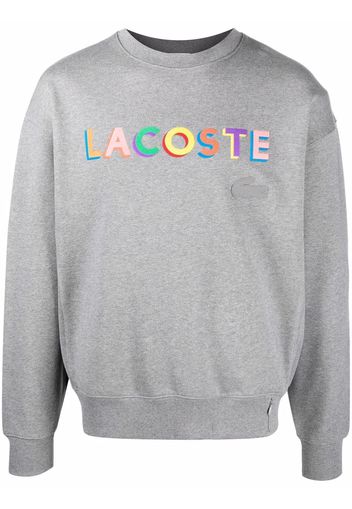 Lacoste Live logo lettering sweatshirt - Grigio