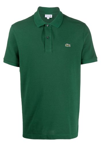 embroidered logo polo shirt