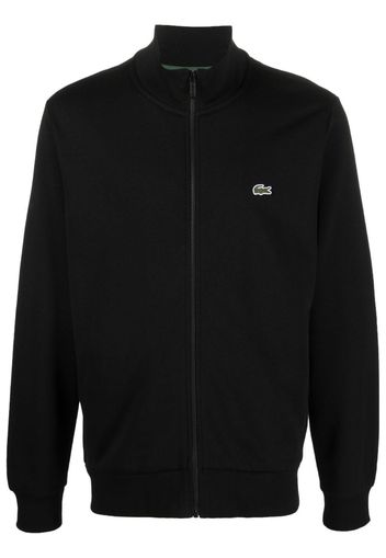 Lacoste high-neck zip-fastening sweatshirt - Nero