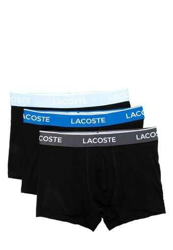 Lacoste logo-waistband boxer 3-pack - Nero