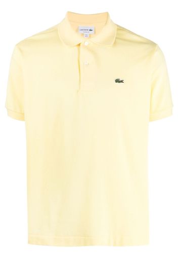 Lacoste logo-patch polo shirt - Giallo