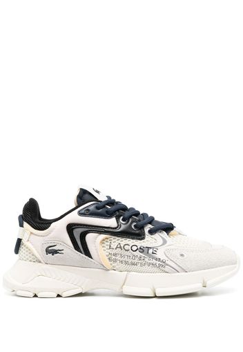 Lacoste logo-print mesh low-top sneakers - Toni neutri