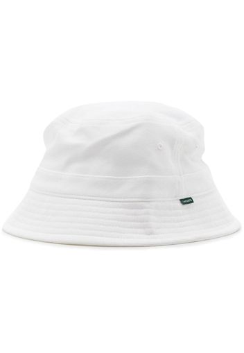 Lacoste logo-patch bucket hat - Bianco