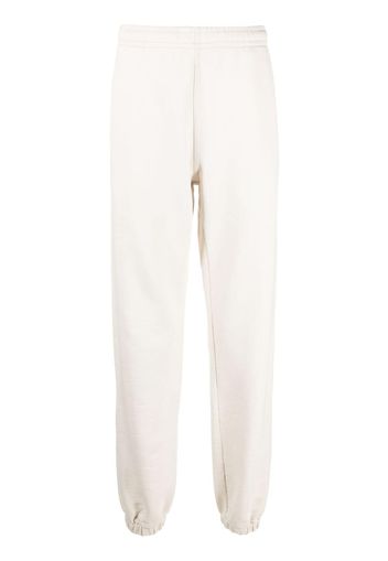 Lacoste logo-patch organic cotton track trousers - Toni neutri