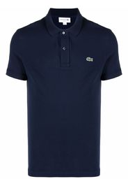 Lacoste logo-embroidered polo shirt - Blu