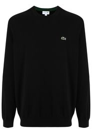 Lacoste Felpa con ricamo - Nero