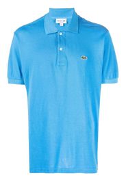 Lacoste logo-patch polo shirt - 4XA - BLUE