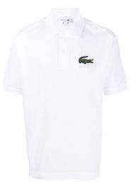 Lacoste embroidered-logo short-sleeve polo shirt - Bianco