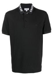 Lacoste logo piqué polo shirt - Nero