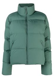 Lacoste logo-patch puffer jacket - Verde