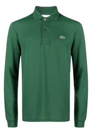 Lacoste logo-patch cotton polo shirt - Verde