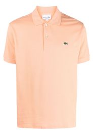 Lacoste logo-patch polo shirt - Arancione